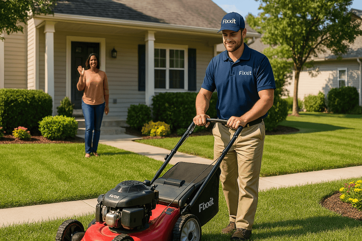 Professional lawn care by Fixxit Pros